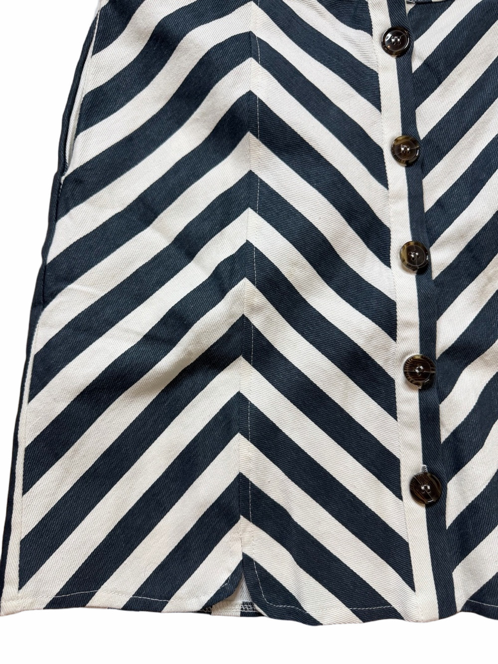 NWT Listicle Black & White Striped Skirt Size Small - Picture 4 of 13